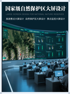 旅游景点大屏设计，自然保护区大屏设计，景点监控大屏设计，旅游景点可视化设计，各省景区大屏设计