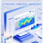 矿产资源大屏设计，5G智慧大屏设计，地质系统大屏设计